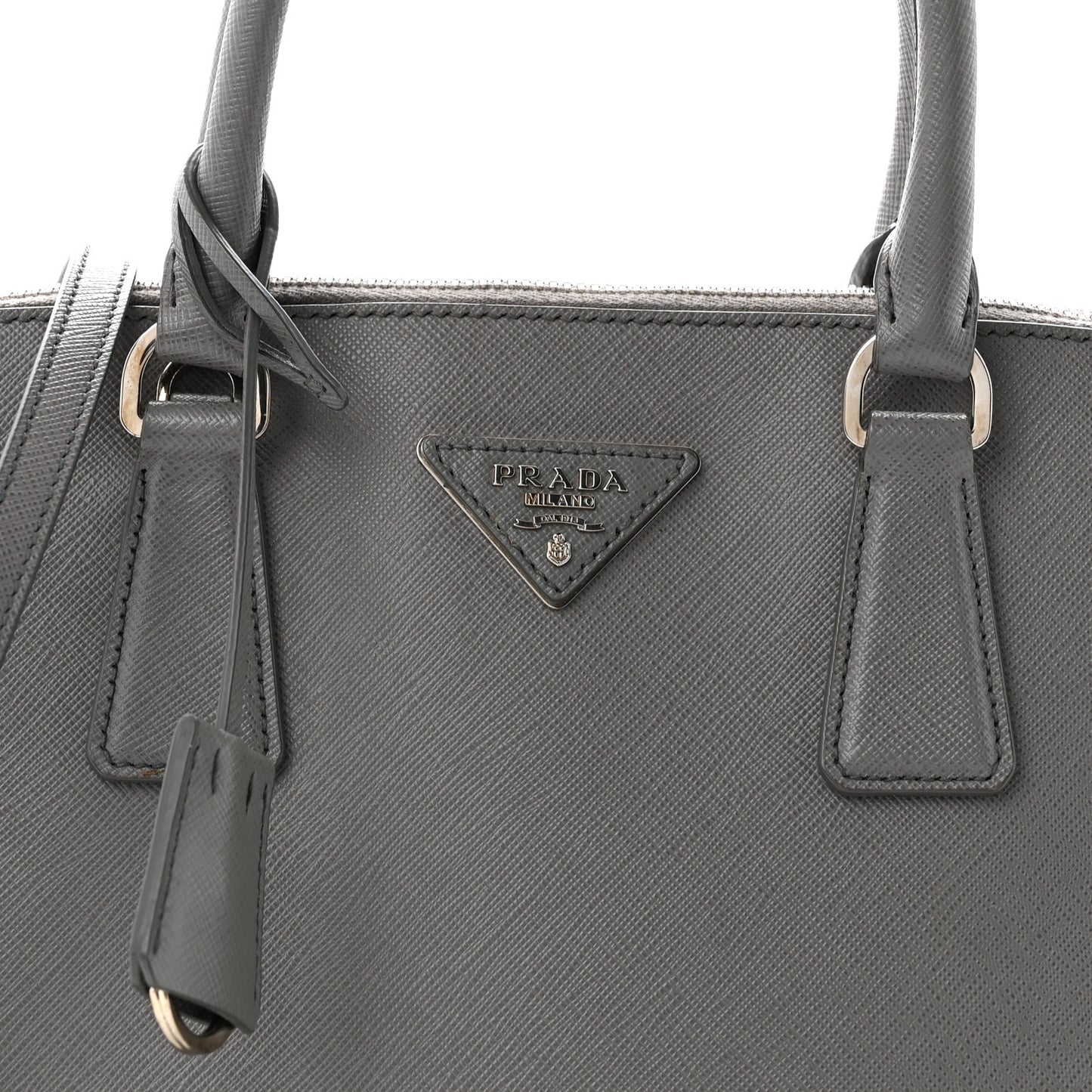 Saffiano Lux Medium Promenade Tote Marmo