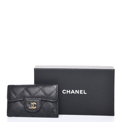 Chanel Caviar Quilted 6 Key Holder Black 9 of 9