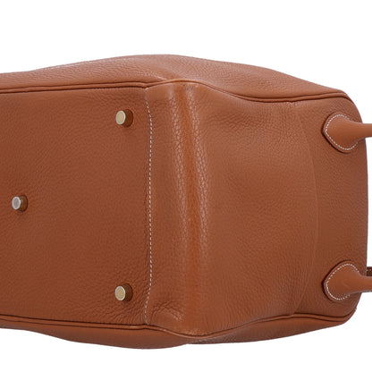 Hermes Taurillon Clemence Lindy 34 Gold 10 of 10