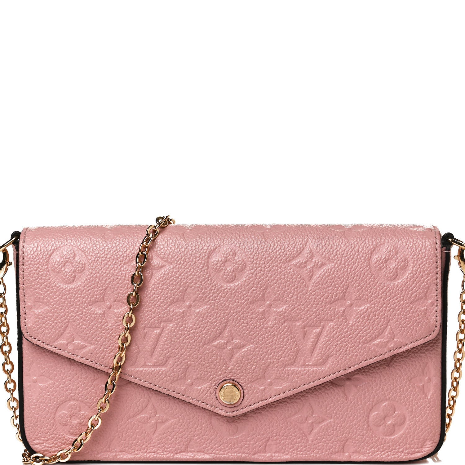 Louis Vuitton Empreinte Pochette Felicie Chain Wallet Rose Poudre 8 of 14