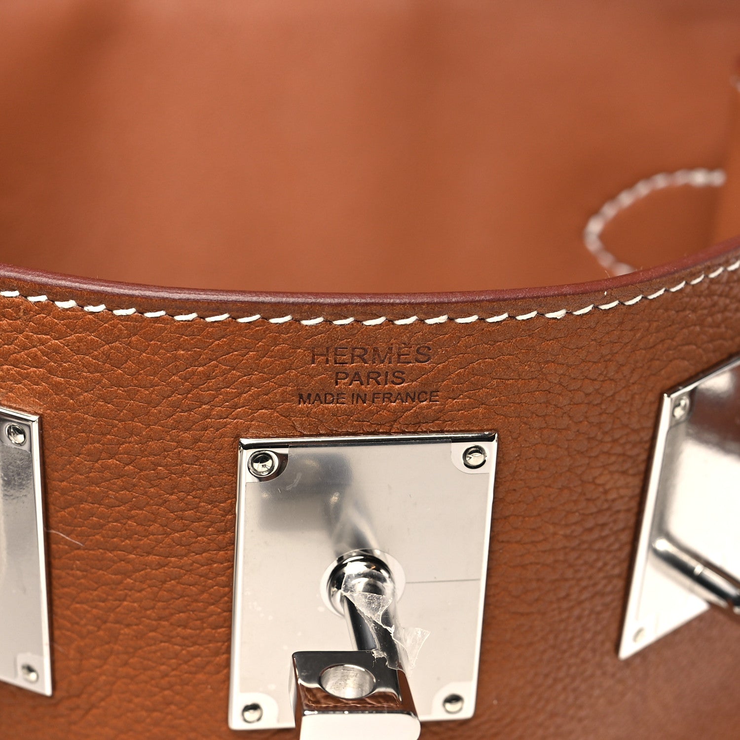 Hermes Natural Barenia Faubourg Hac A Dos PM Backpack Fauve 6 of 10