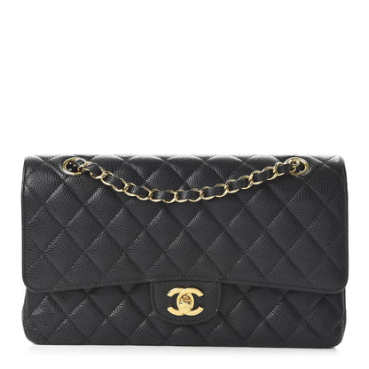 Chanel Caviar Quilted Medium Double Flap Black 1 of 11