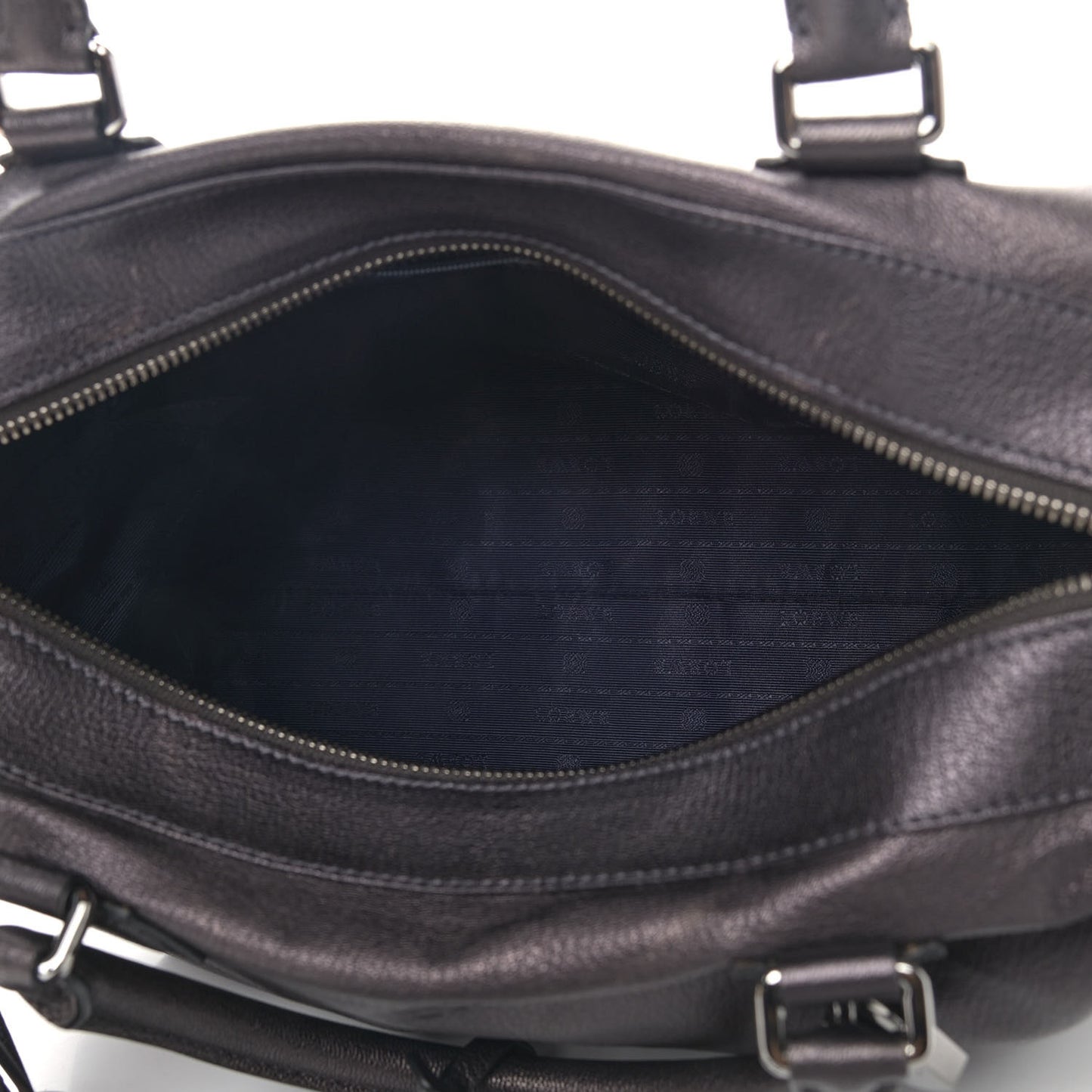 Goatskin Amazona Shoulder Bag Gunmetal