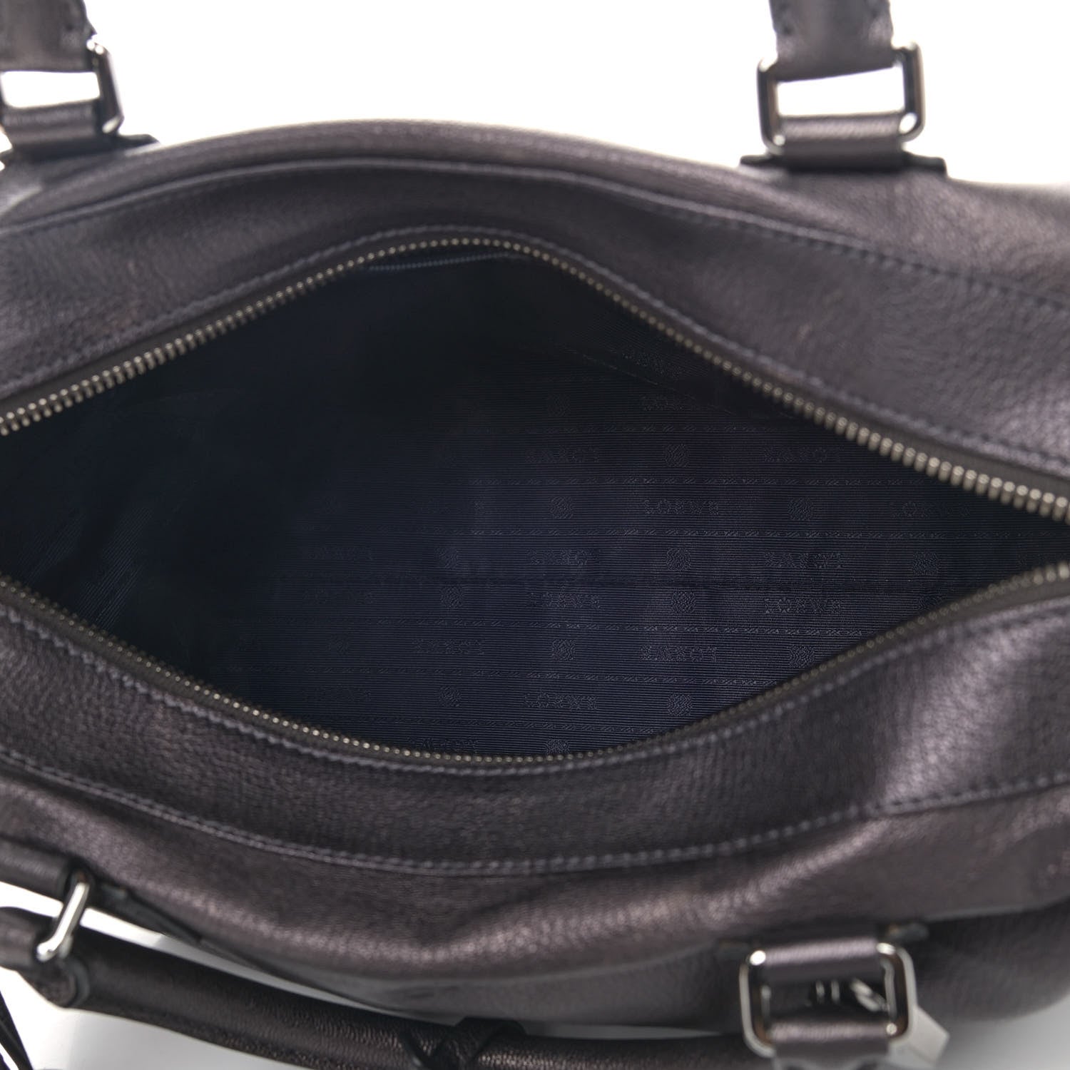 Loewe Goatskin Amazona Shoulder Bag Gunmetal 4 of 8