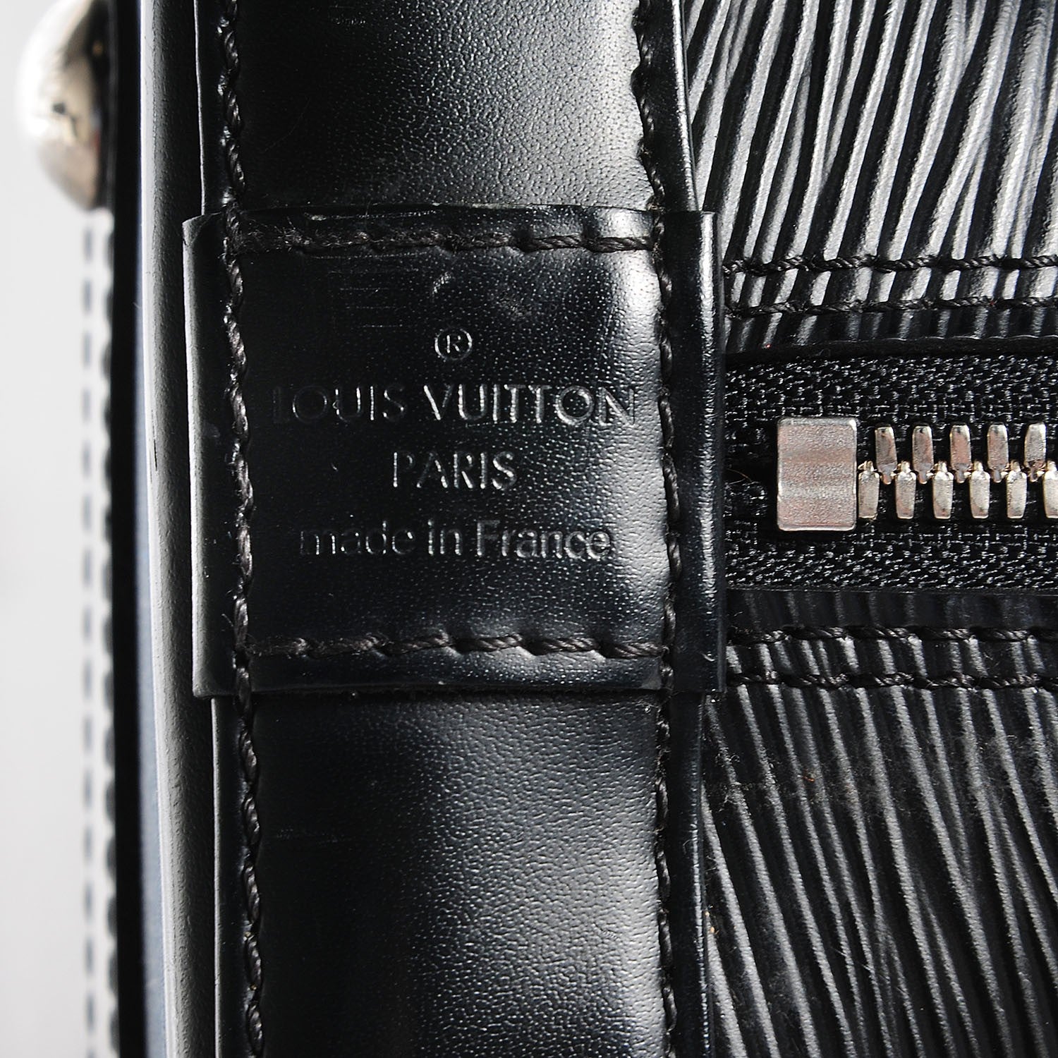 Louis Vuitton Epi Alma PM Black 6 of 8