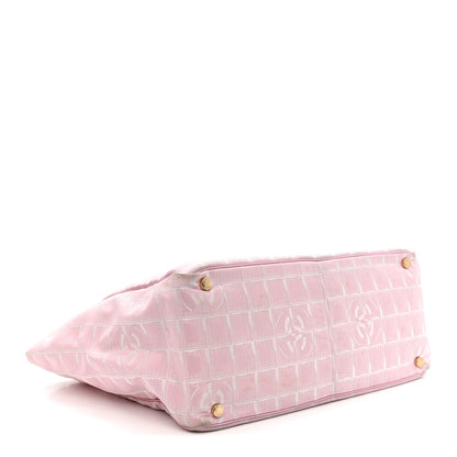 Chanel Nylon Travel Large Tote Pink 4 of 13