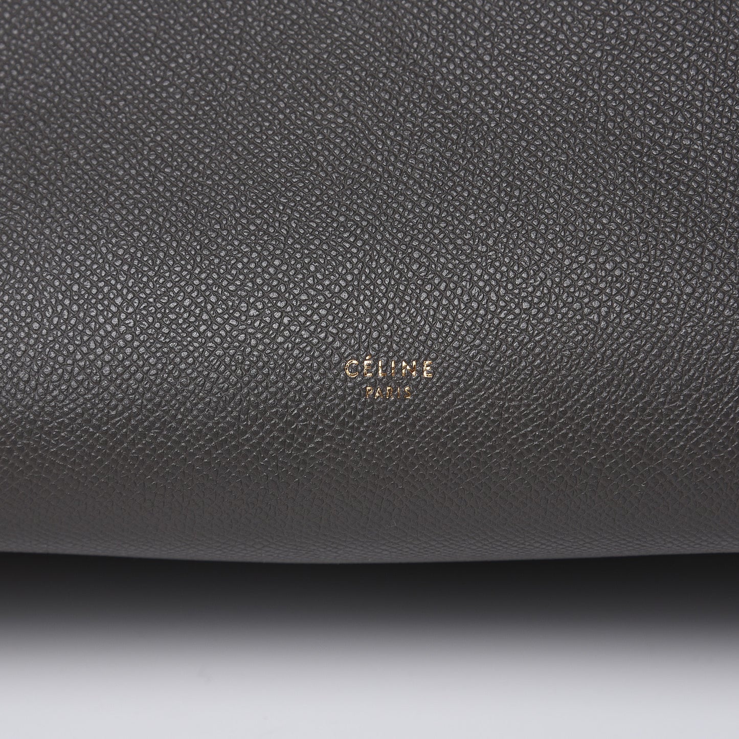 Grained Calfskin Mini Belt Bag Grey