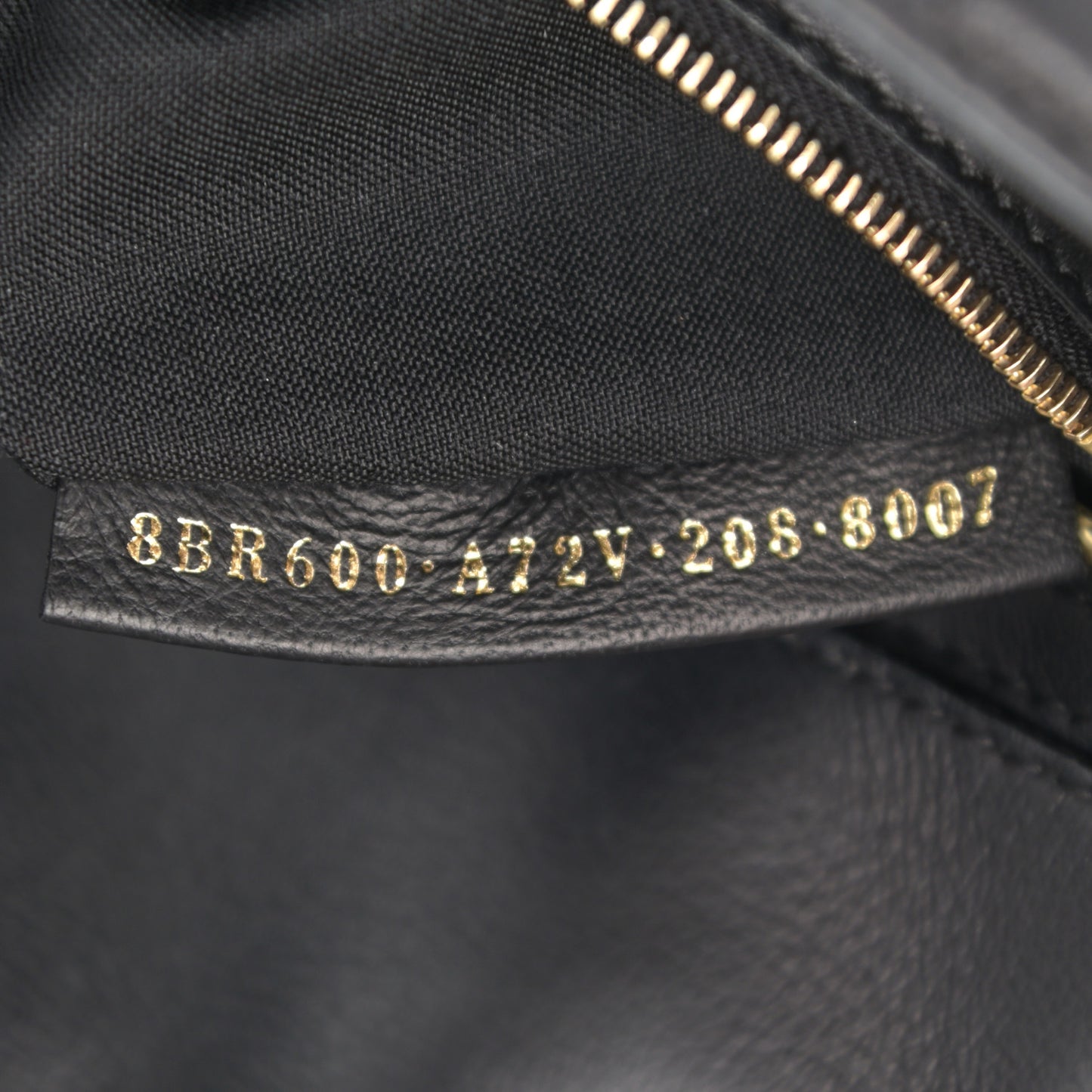 Nappa FF 1974 Embossed Baguette Black