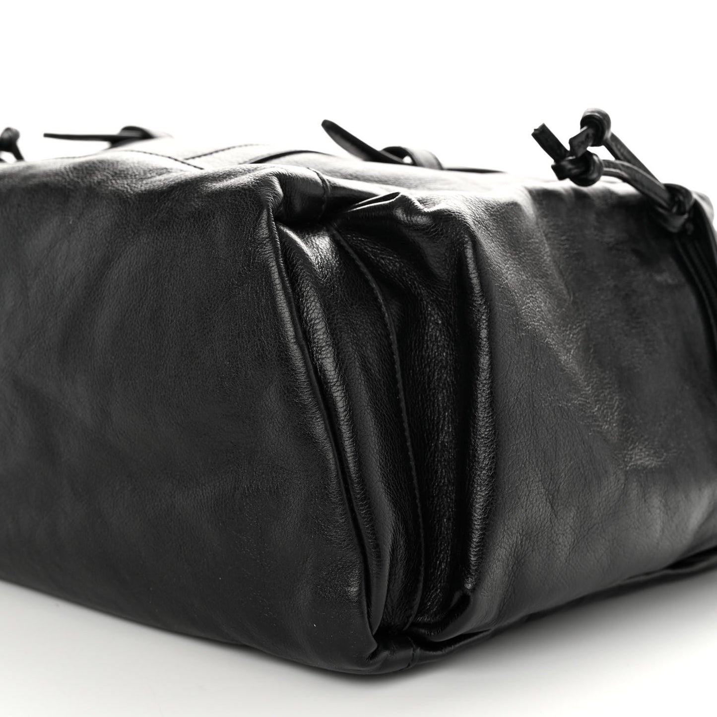 Piuma Lux Energy Monochrome Double G Drawstring Tote Black