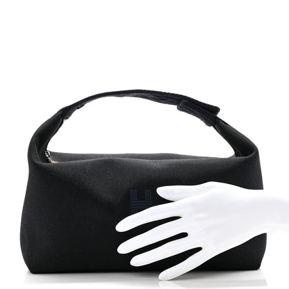 Hermes Canvas Large Bride-A-Brac Pouch Bleu Nuit 2 of 7