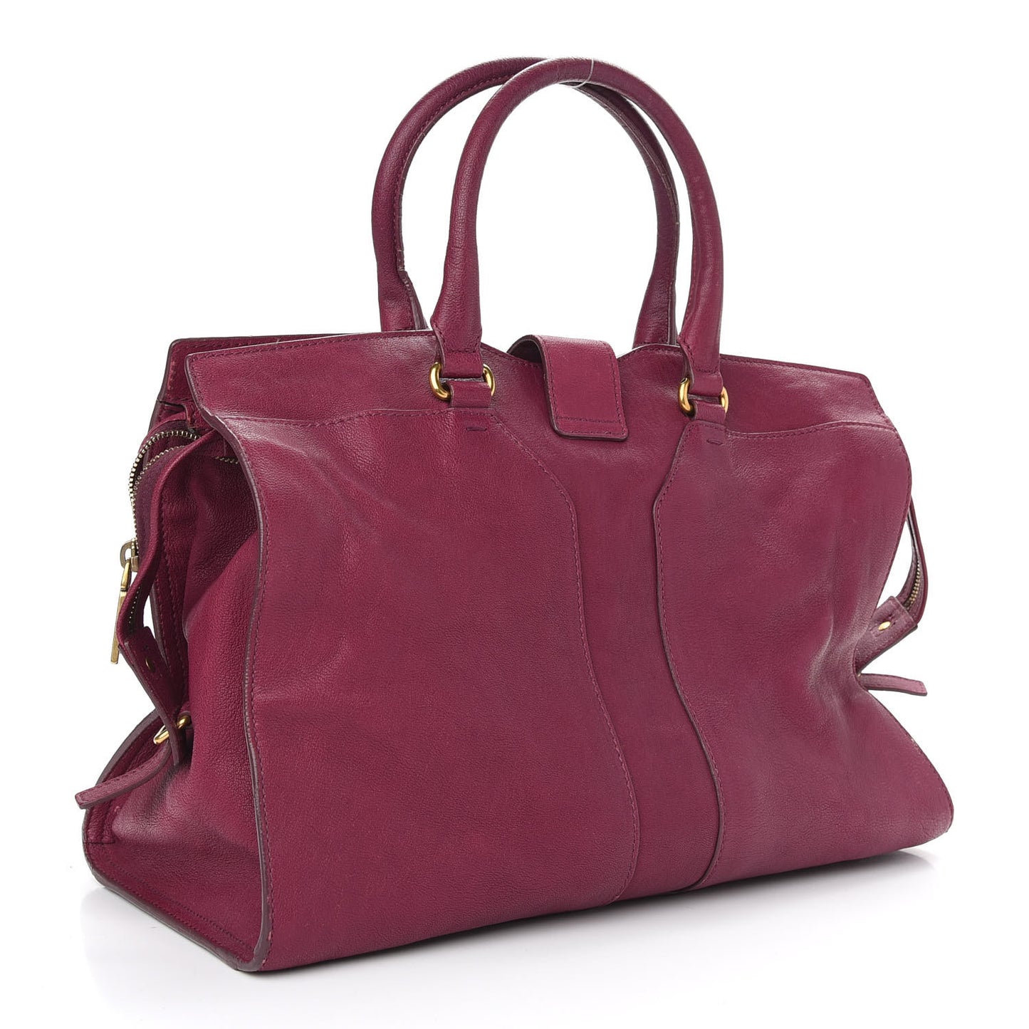 Sheepskin Medium Cabas ChYc Bag Black Cherry