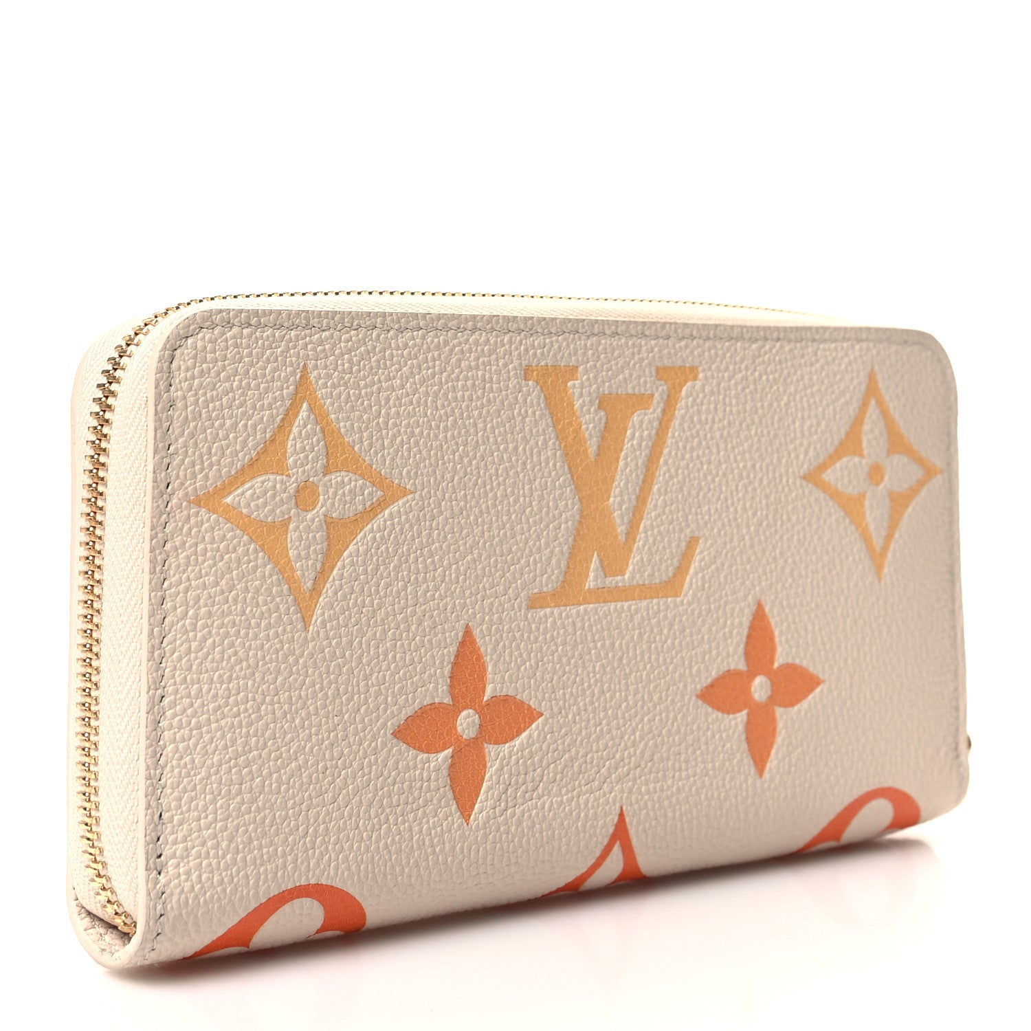 Louis Vuitton LOUIS VUITTON Empreinte Monogram Giant By The Pool Zippy Wallet Cream Saffron 3 of 8