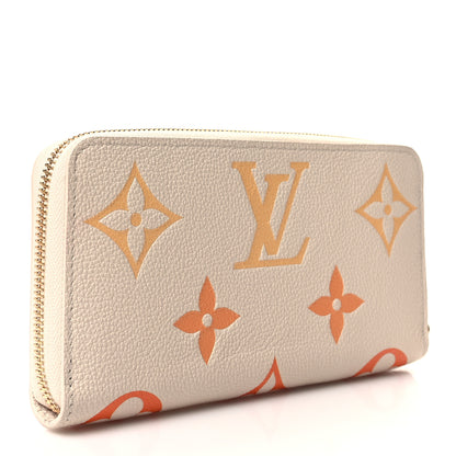 Louis Vuitton LOUIS VUITTON Empreinte Monogram Giant By The Pool Zippy Wallet Cream Saffron 3 of 8
