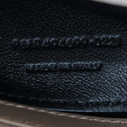 Saint Laurent Calfskin Y Quilted Monogram Small Loulou Chain Satchel Dark Beige 7 of 9