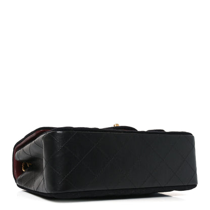 Chanel Felt Quilted Paris-Hamburg Charms Mini Rectangular Flap Black 4 of 11