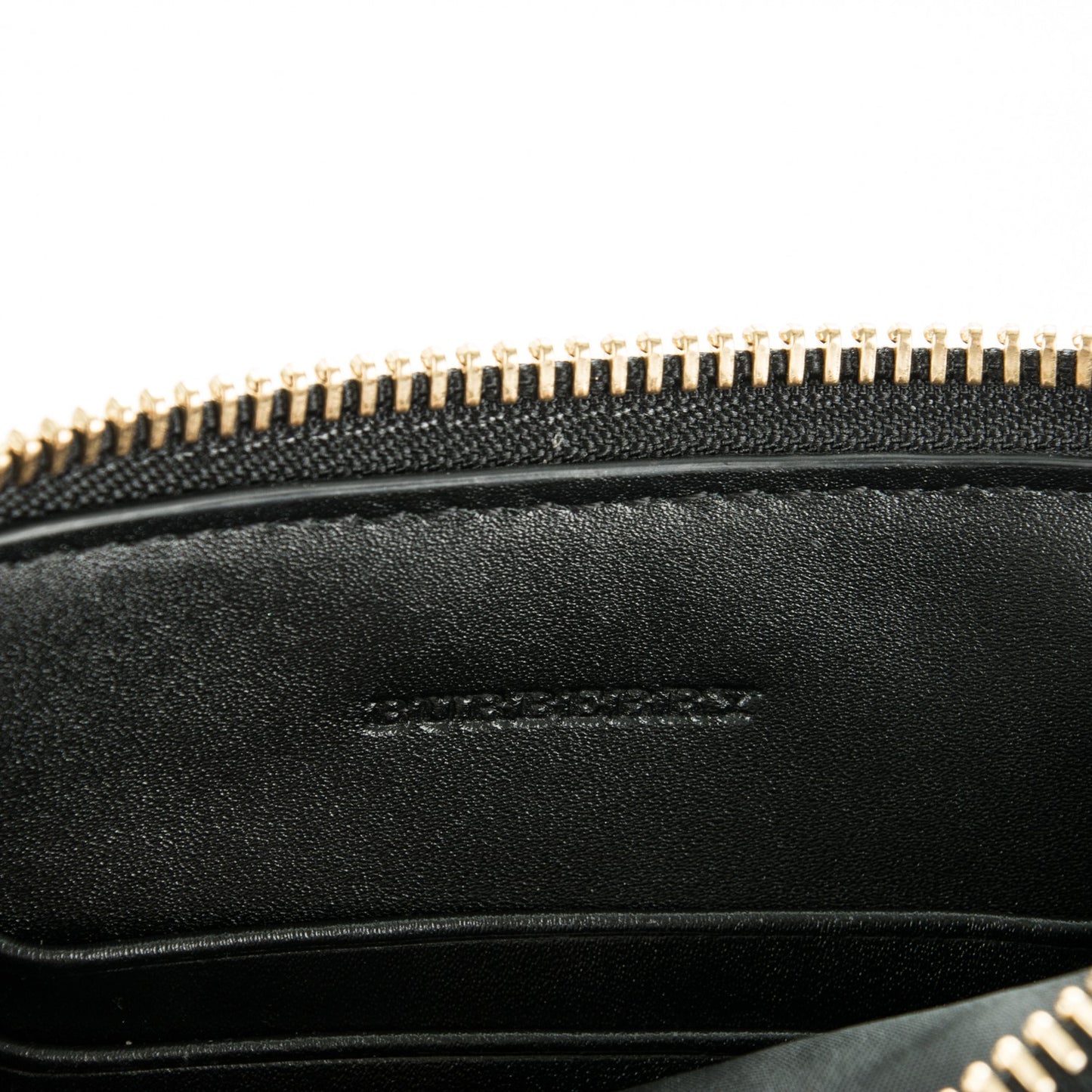 Signature Grain Calfskin Check Embossed Peyton Crossbody Clutch Bag Black