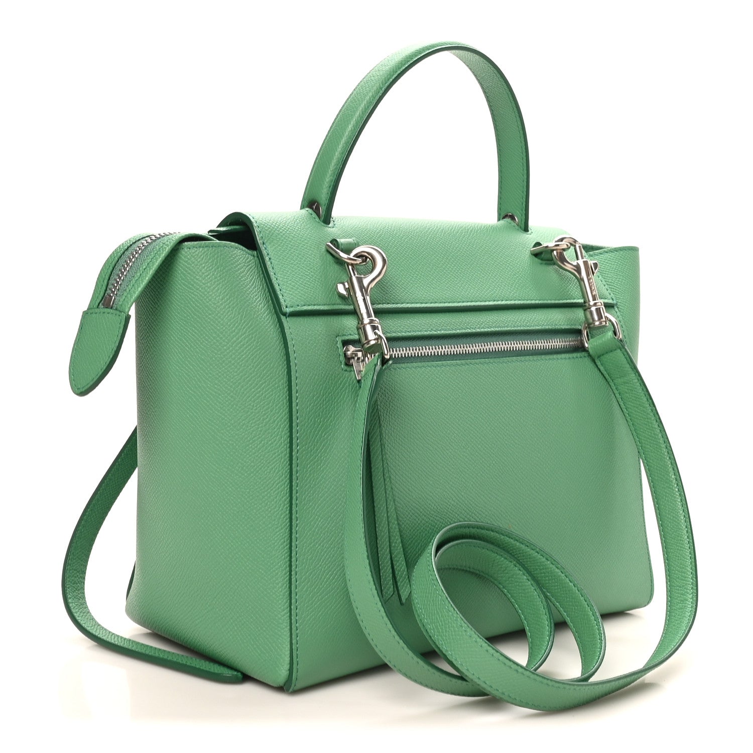 Celine Grained Calfskin Micro Belt Bag Pop Green 1906315