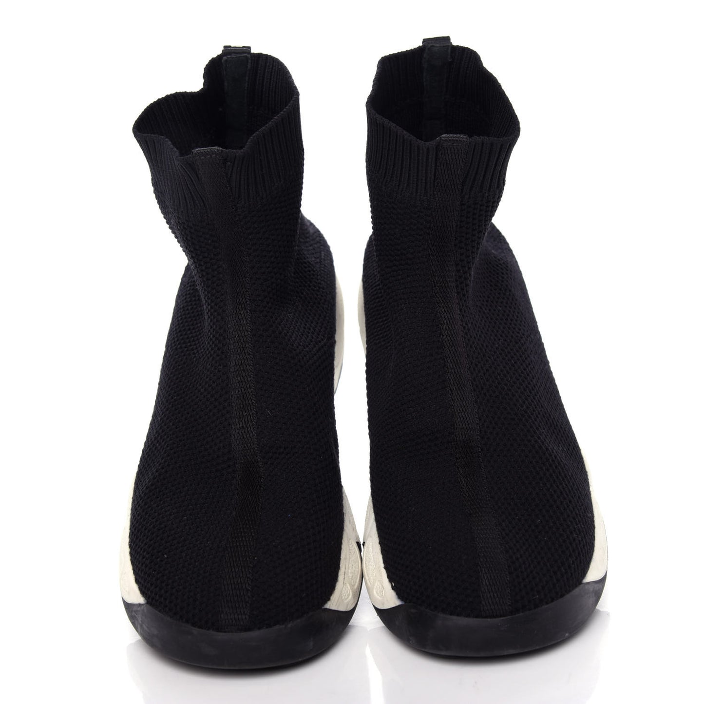 Technical Canvas Fusion High Top Sneakers 36.5 Black