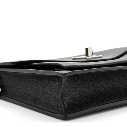 Louis Vuitton Soft Calfskin My Lockme Chain Pochette Black 9 of 9