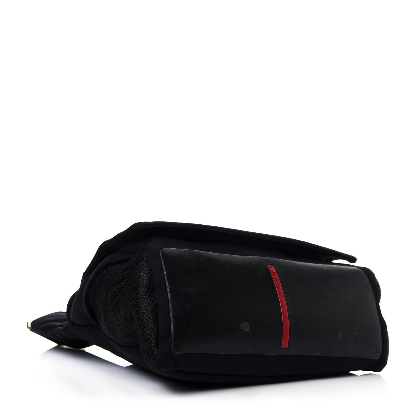 Tessuto Nylon Sport Messenger Bag Black