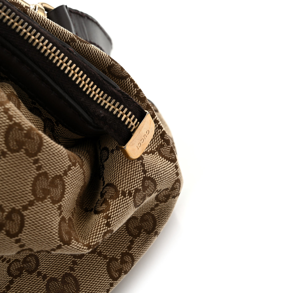 Monogram Medium Sukey Boston Bag Brown