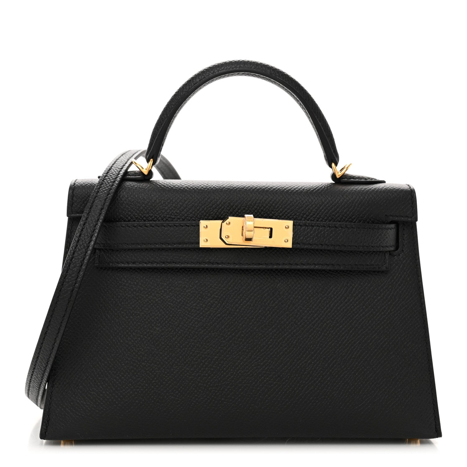 Hermes Epsom Mini Kelly Sellier 20 Black 1 of 13