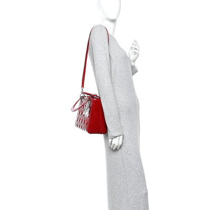Christian Dior Patent Cannage Medium Lady Dior Red 2 of 10