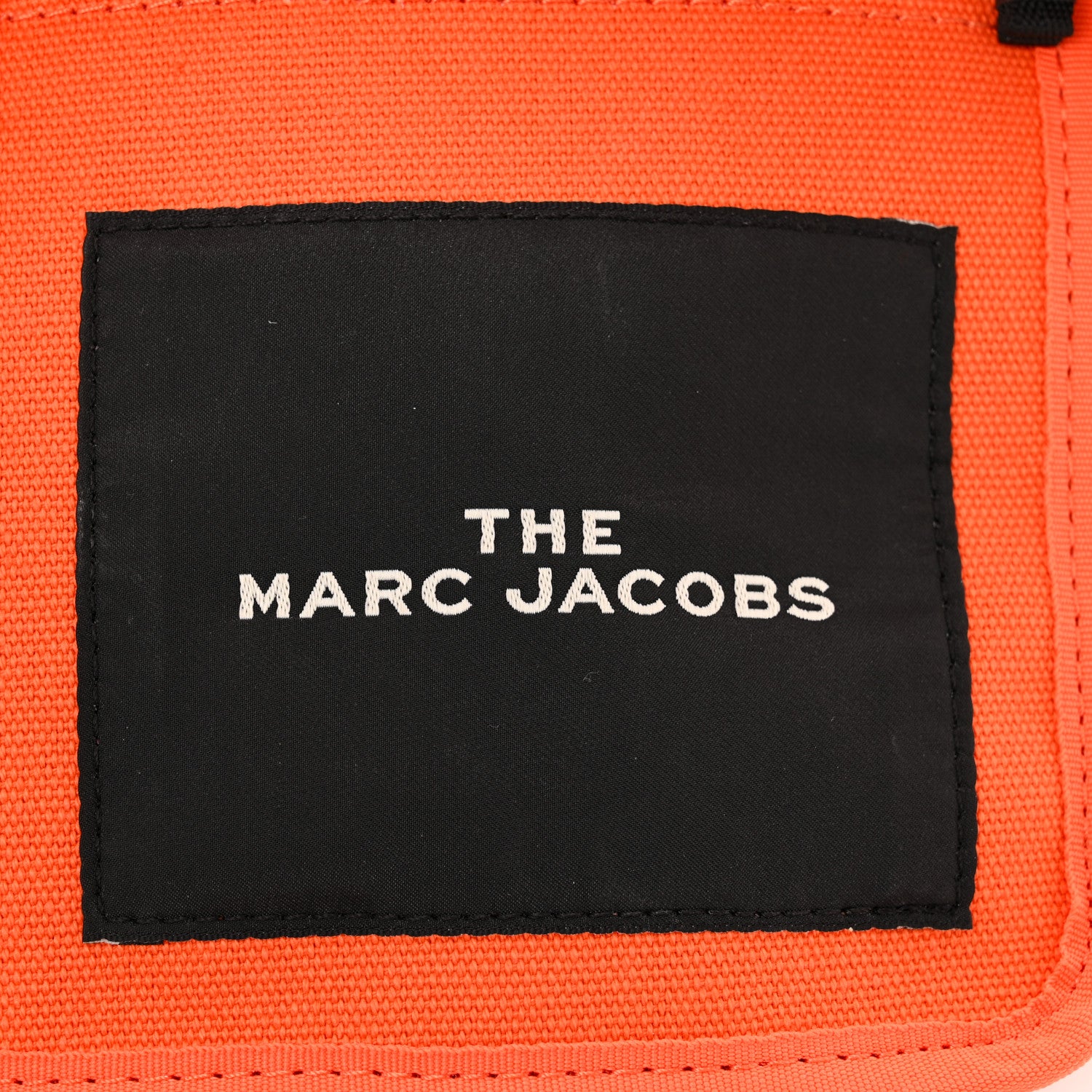 Marc Jacobs Cotton Canvas Medium The Traveler Tote Bag Orange 6 of 11
