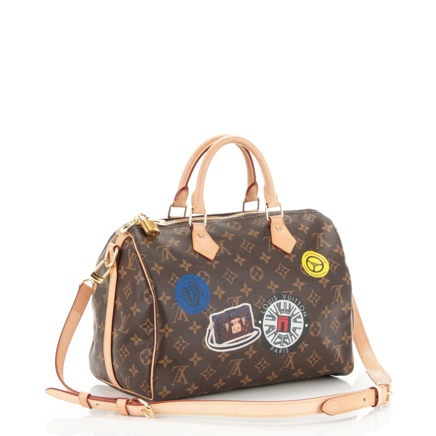 Monogram World Tour Speedy Bandouliere 30