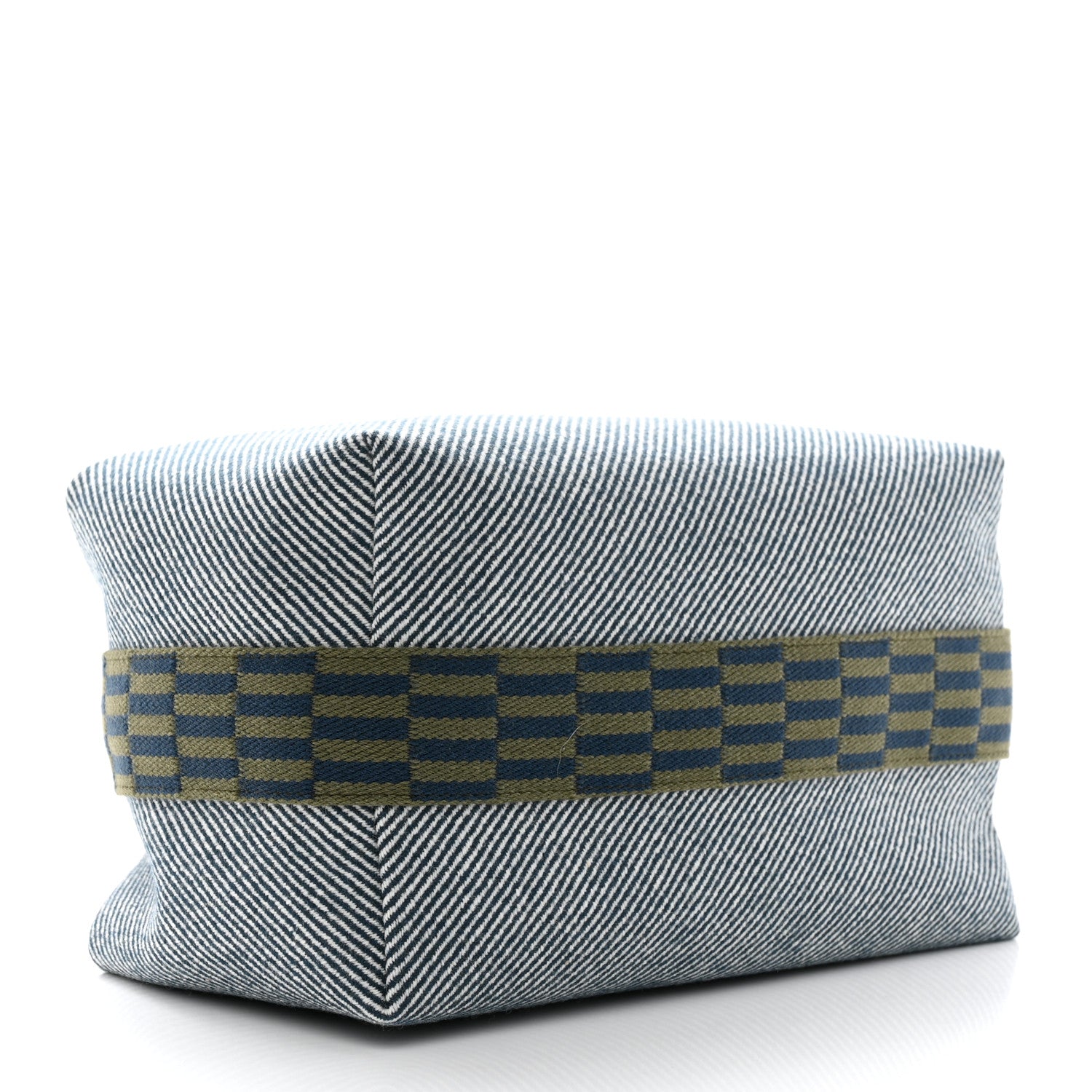 Hermes Wool Large Bride-A-Brac H Natte Pouch Bleu Abysse 4 of 7