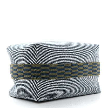 Hermes Wool Large Bride-A-Brac H Natte Pouch Bleu Abysse 4 of 7