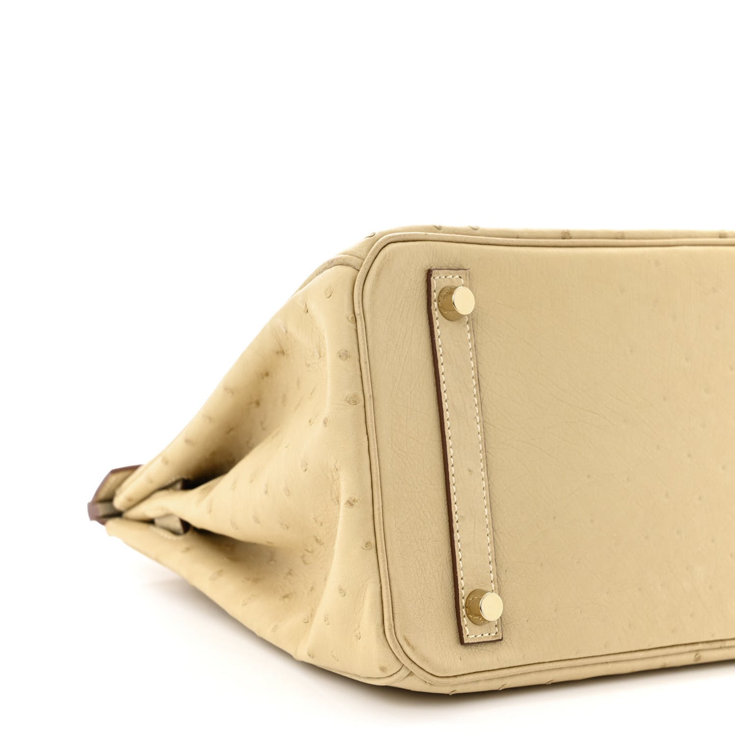 Ostrich Birkin 30 Parchemin