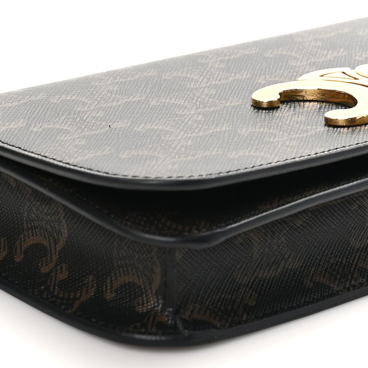 Triomphe Canvas Multipochette Tan
