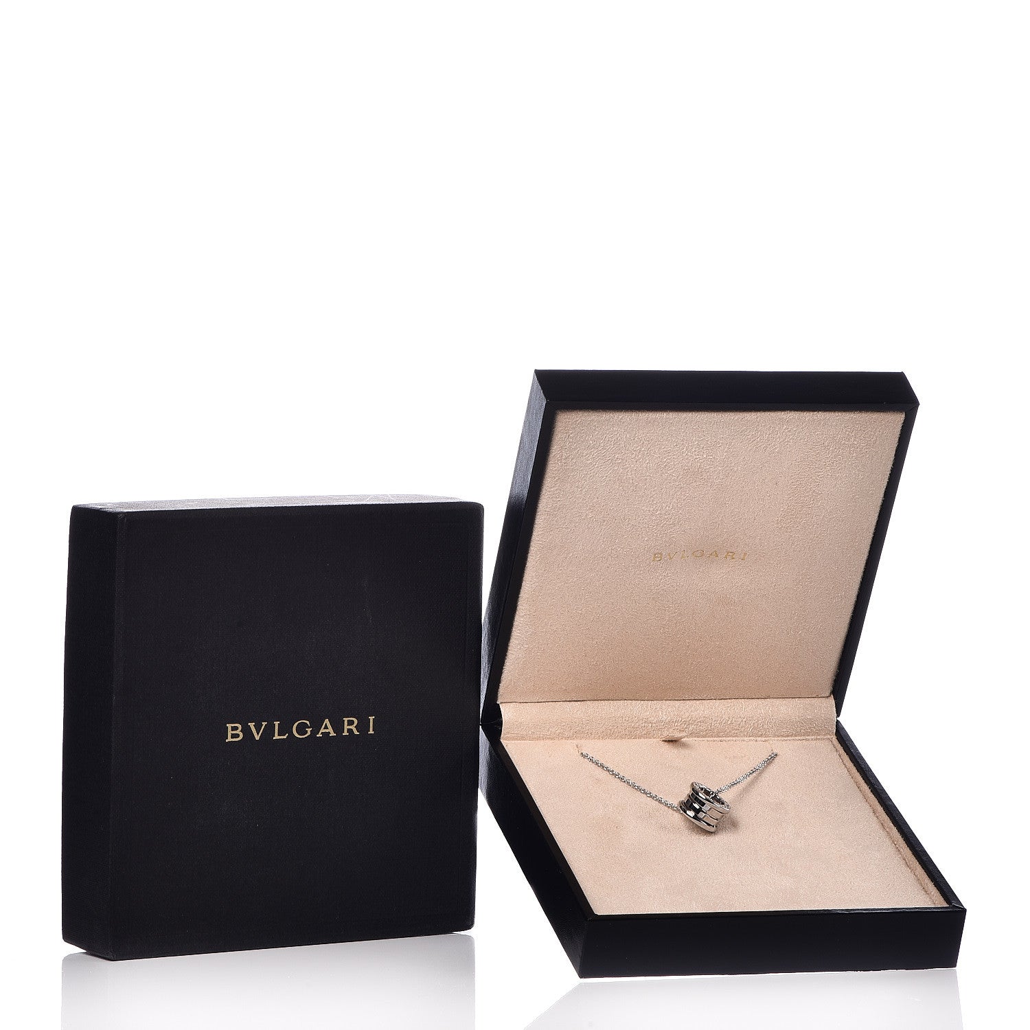 Bulgari 18K White Gold B.Zero1 Pendant Necklace 6 of 6