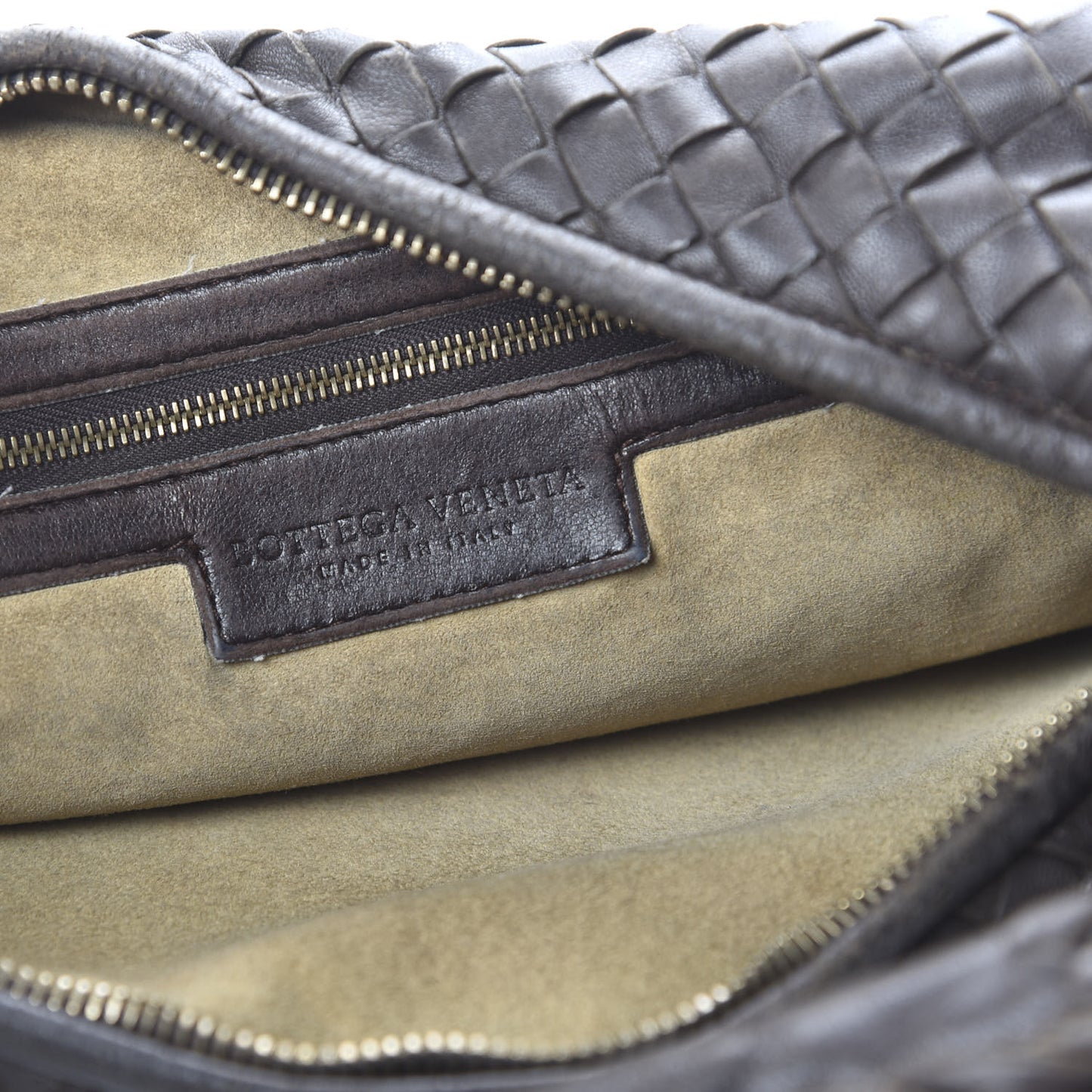 Nappa Intrecciato Medium Veneta Hobo Ebano