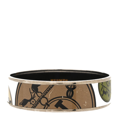 Hermes Enamel Printed Confettis D'Ex Libris Medium Bracelet 65 Multicolor 1 of 6