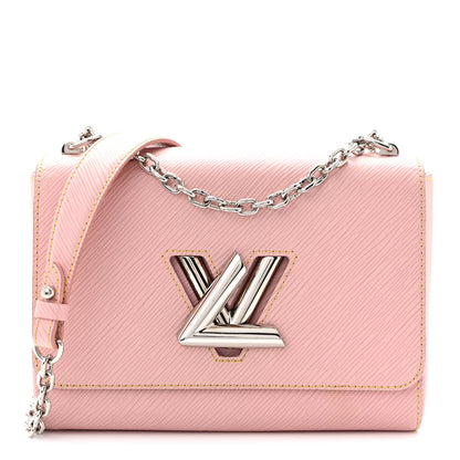 Louis Vuitton Epi Twist Shoulder Bag MM  Rose Ballerine 1 of 10