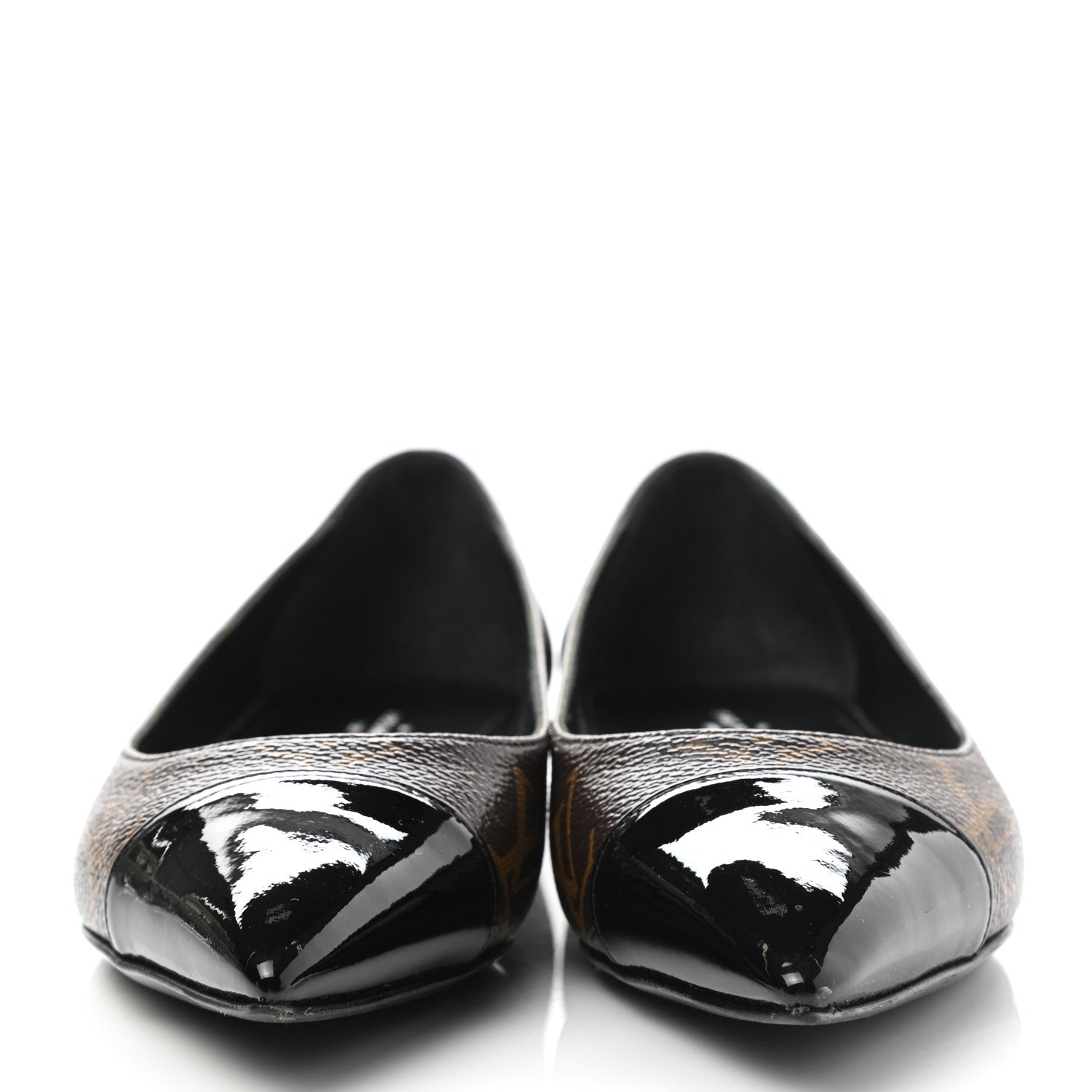 Louis Vuitton Patent Monogram Fetish Ballerina Flats 35 2 of 10