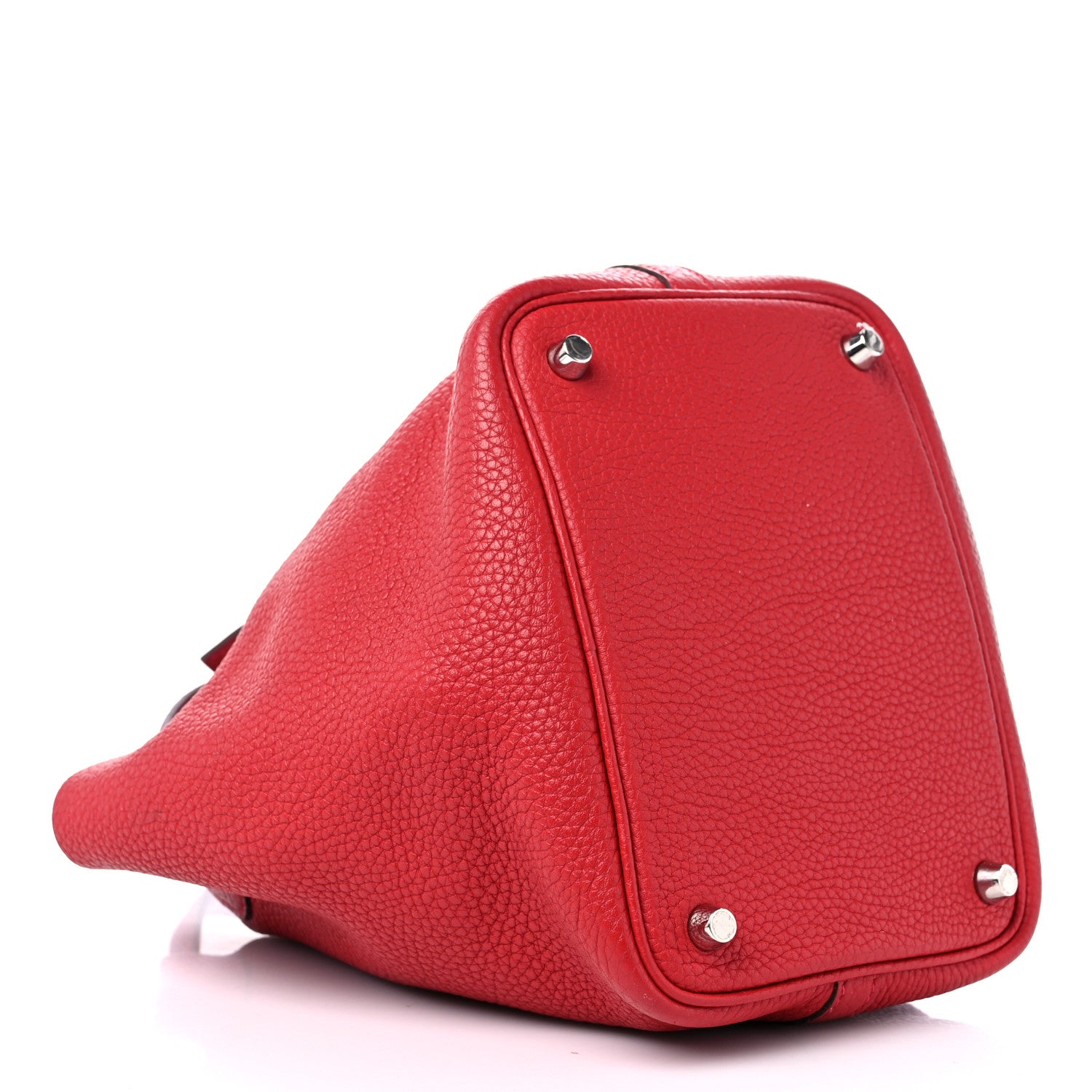 Hermes Taurillon Clemence Picotin Lock 18 PM Rouge Casaque 4 of 13
