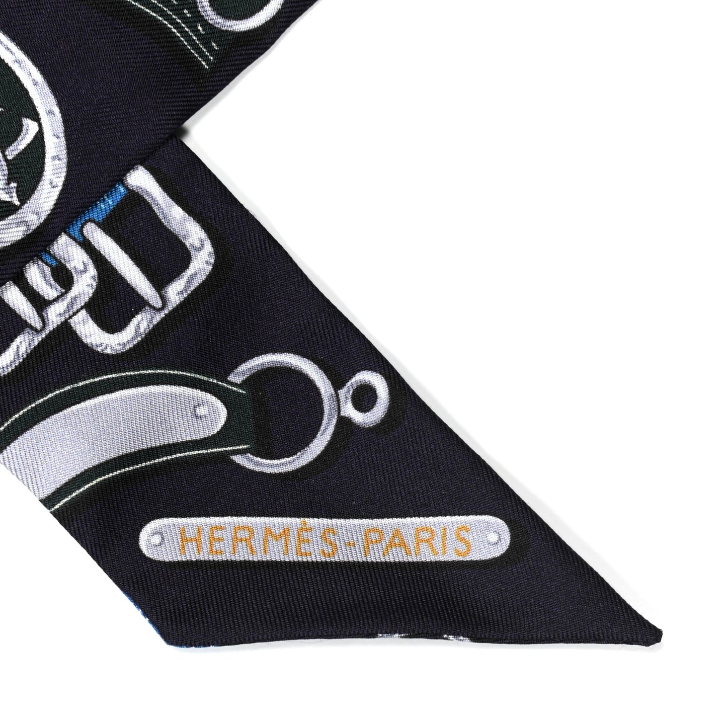 Silk Harnais Des Presidents Twilly Aubergine Vert Miel