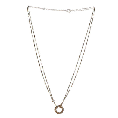 Cartier 18K Yellow Gold 2 Diamond LOVE Necklace 4 of 6