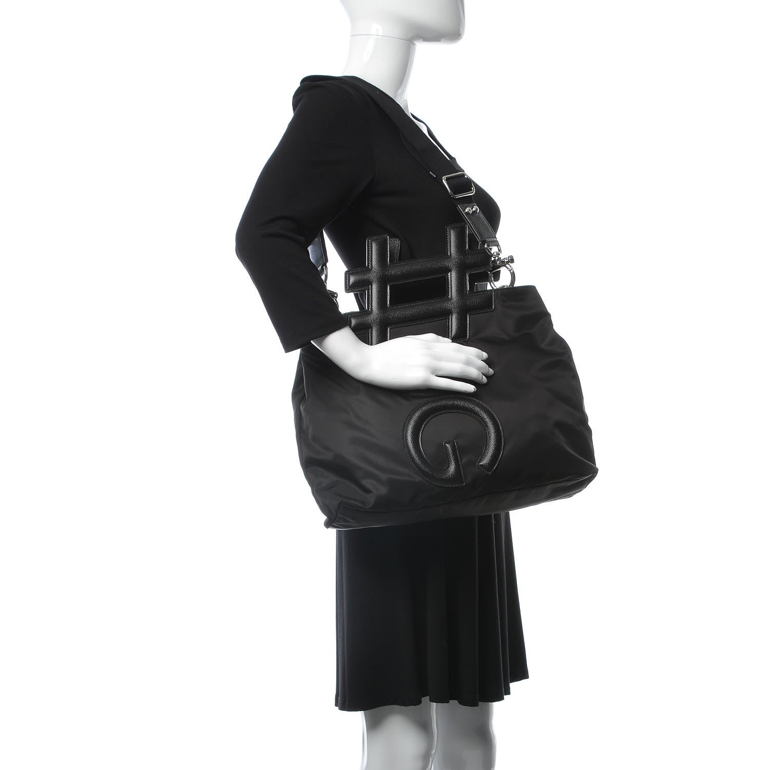 Dolce & Gabbana Nylon Instabag Top Handle Bag Black 2 of 8