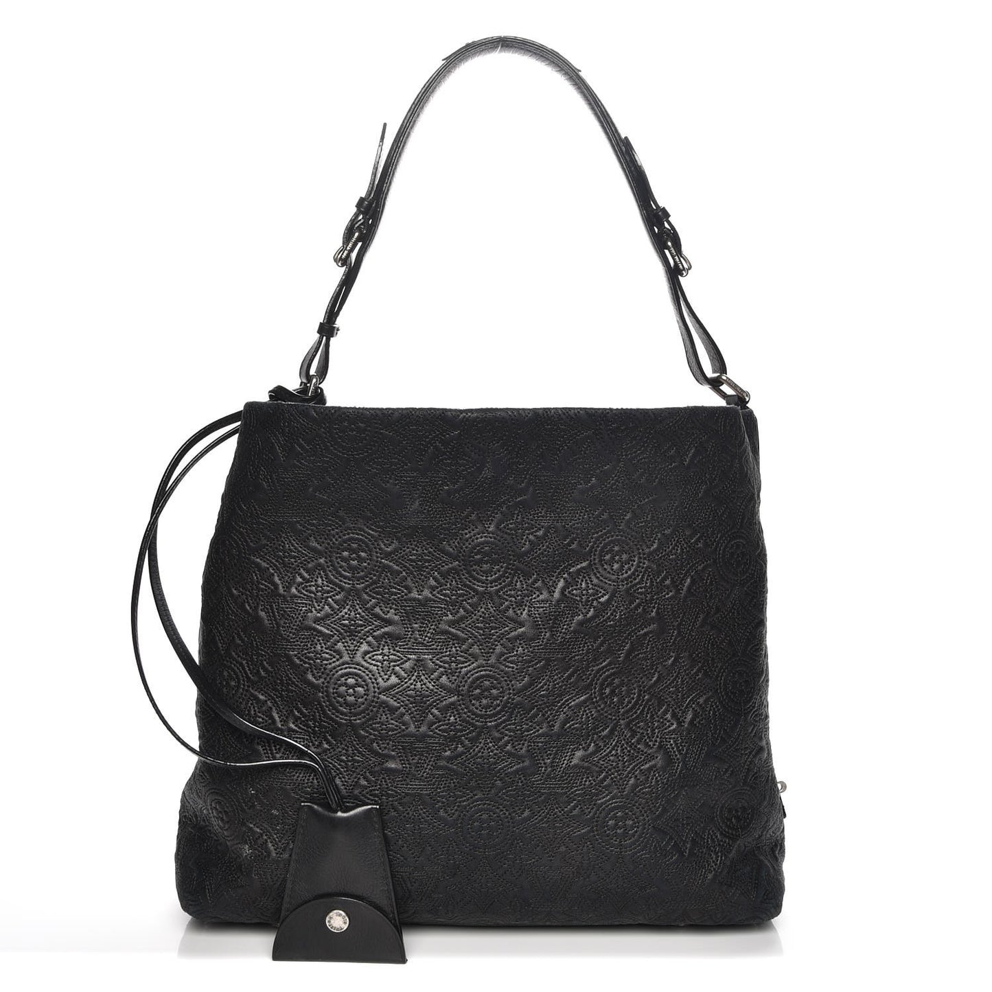 Monogram Lambskin Antheia Hobo PM Black
