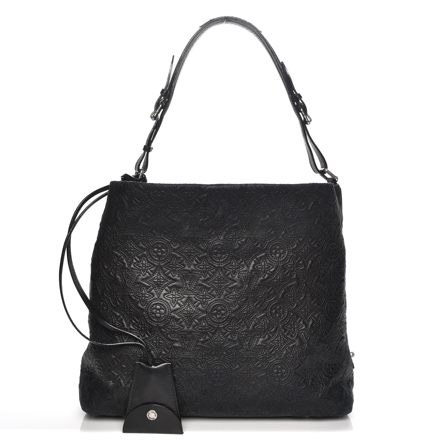 Louis Vuitton Monogram Lambskin Antheia Hobo PM Black 1 of 7