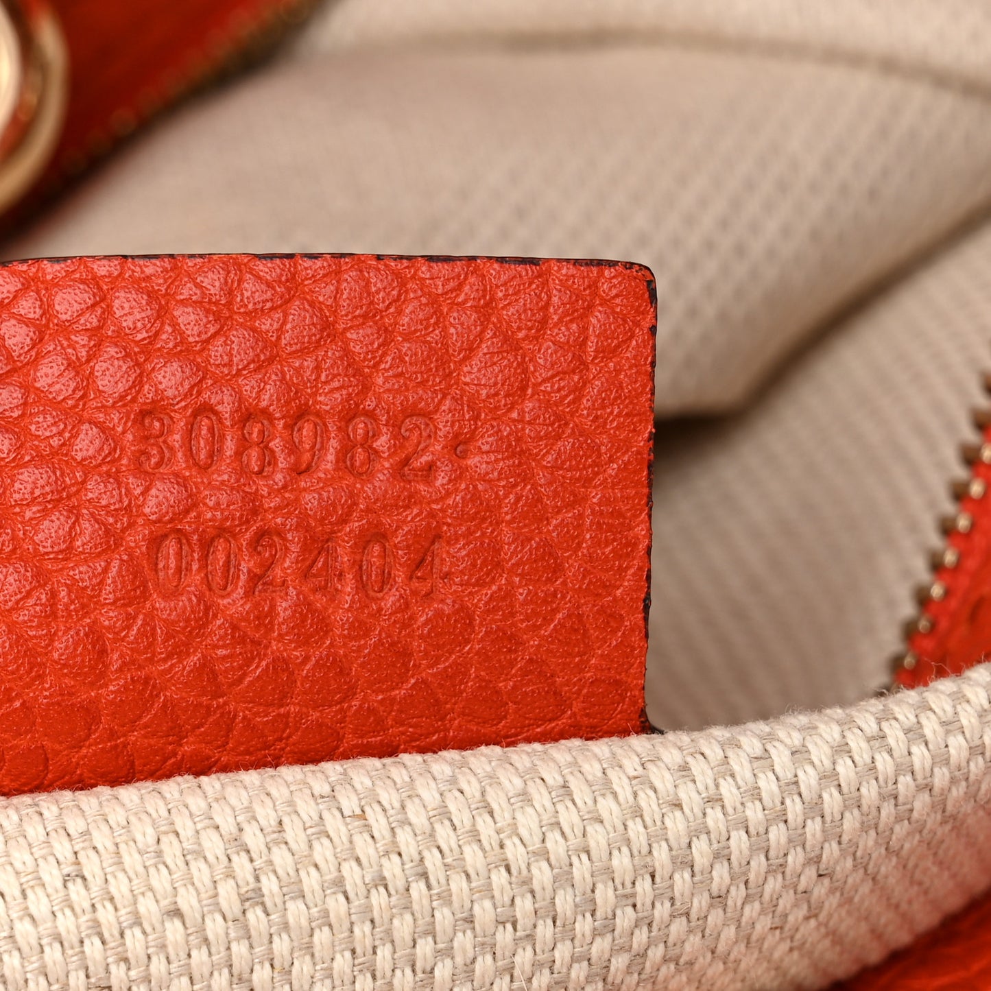 Pebbled Calfskin Medium Soho Chain Shoulder Bag Sun Orange