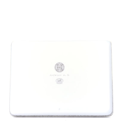 Hermes Porcelain Mosaique Au 24 Sushi Plate Platine 2 of 5