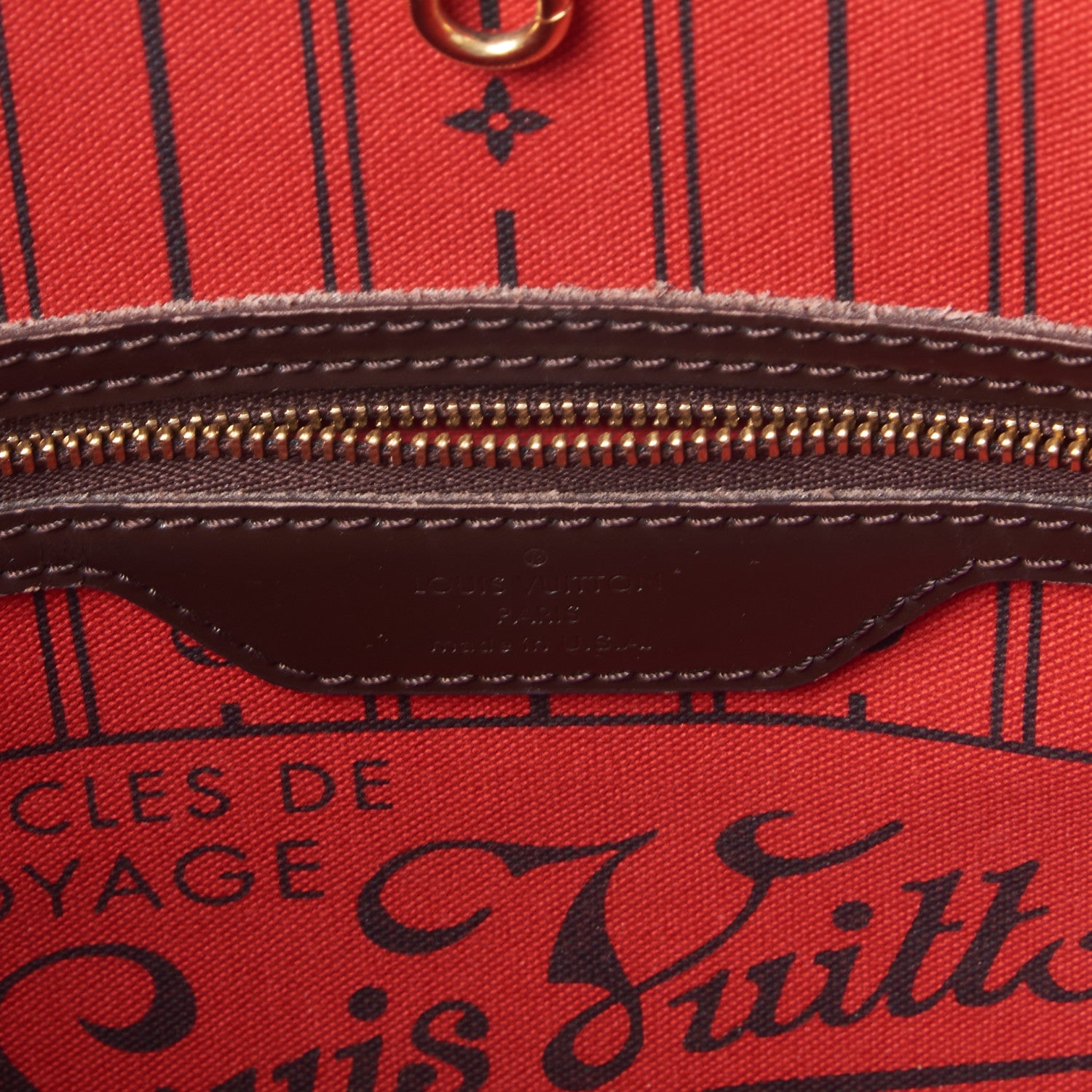 Louis Vuitton Damier Ebene Neverfull PM 7 of 8