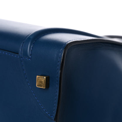 Celine Smooth Calfskin Mini Bi-Color Luggage Ocean Blue 10 of 19