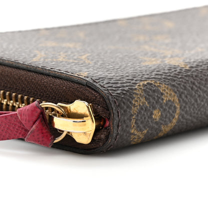 Louis Vuitton Monogram Clemence Wallet Fuchsia 10 of 13