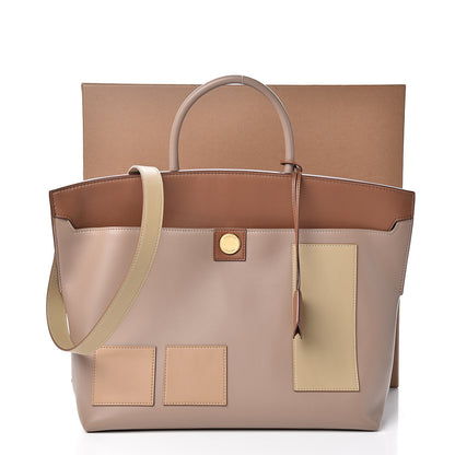 Burberry Calfskin Medium Society Top Handle Bag Brown 12 of 12